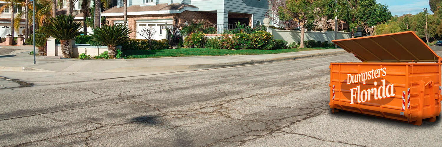 Residential roll-off dumpsters